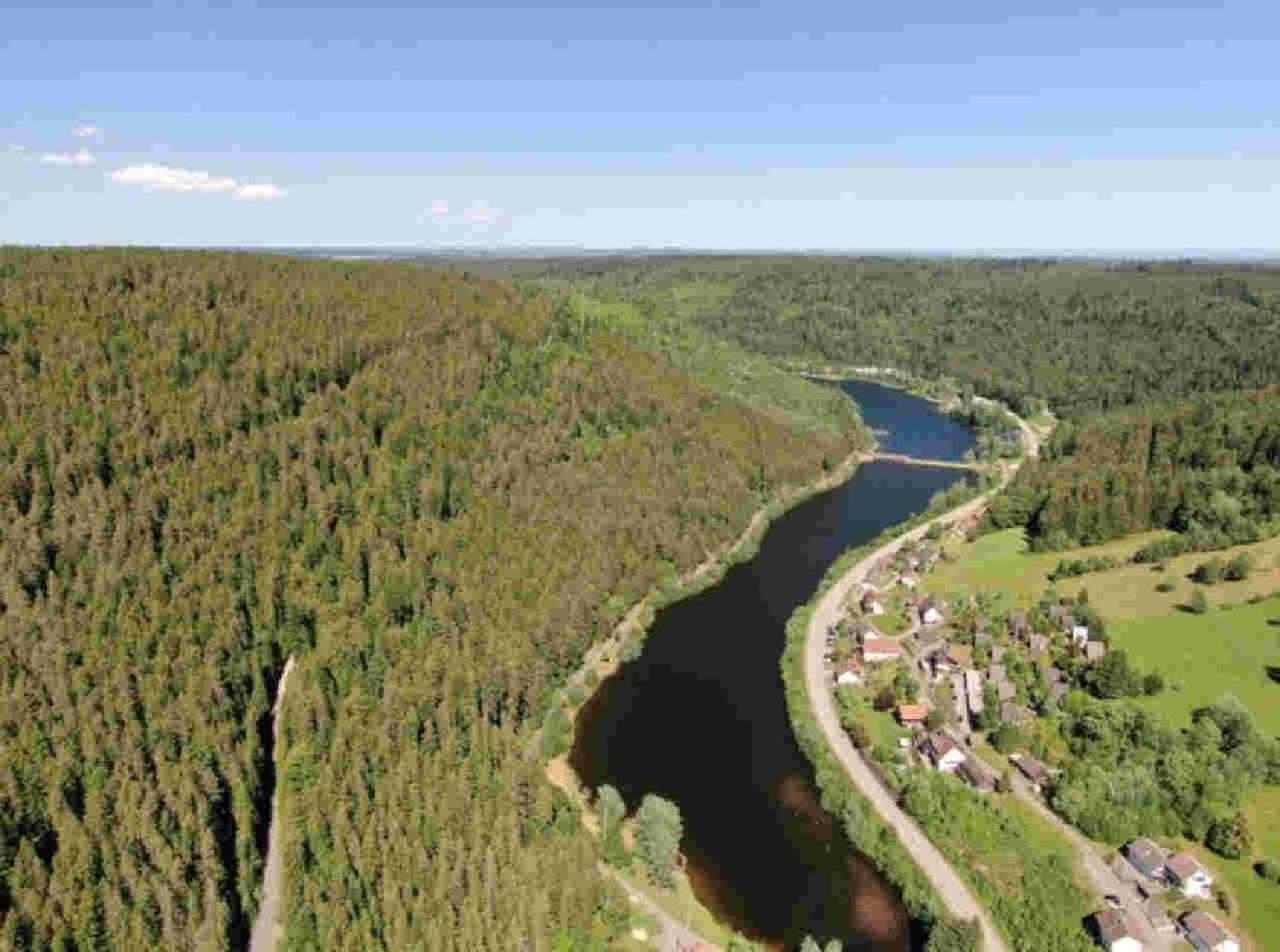Ferienhaus Schwarzwald Seewald Erzgrube Badesee 100% Natur Exteriör bild